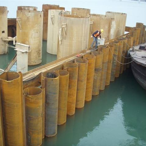 石嘴山钢护筒现场安装